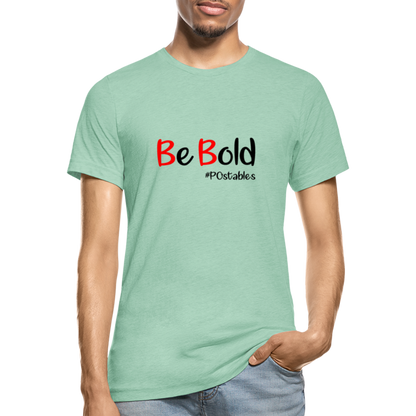 Be Bold Unisex Heather Prism T-Shirt - heather prism mint