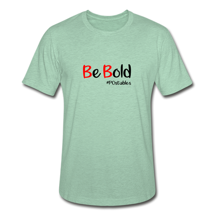 Be Bold Unisex Heather Prism T-Shirt - heather prism mint