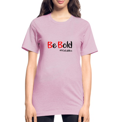 Be Bold Unisex Heather Prism T-Shirt - heather prism lilac