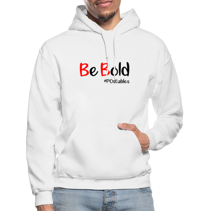 Be Bold Gildan Heavy Blend Adult Hoodie - white