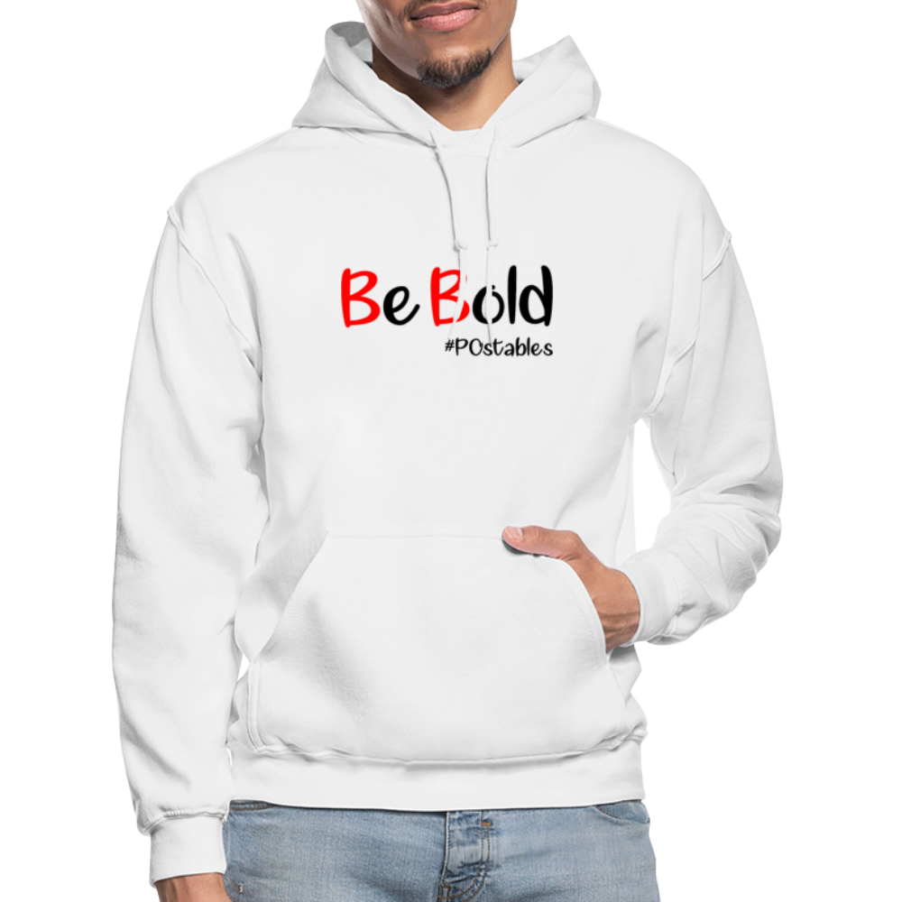Be Bold Gildan Heavy Blend Adult Hoodie - white
