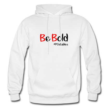 Be Bold Gildan Heavy Blend Adult Hoodie - white