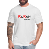 Be Bold Unisex Jersey T-Shirt by Bella + Canvas - white