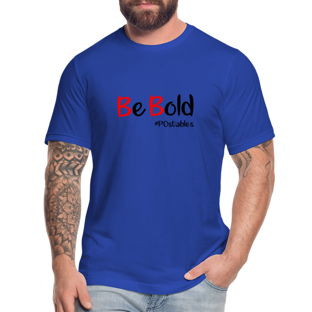 Be Bold Unisex Jersey T-Shirt by Bella + Canvas - royal blue