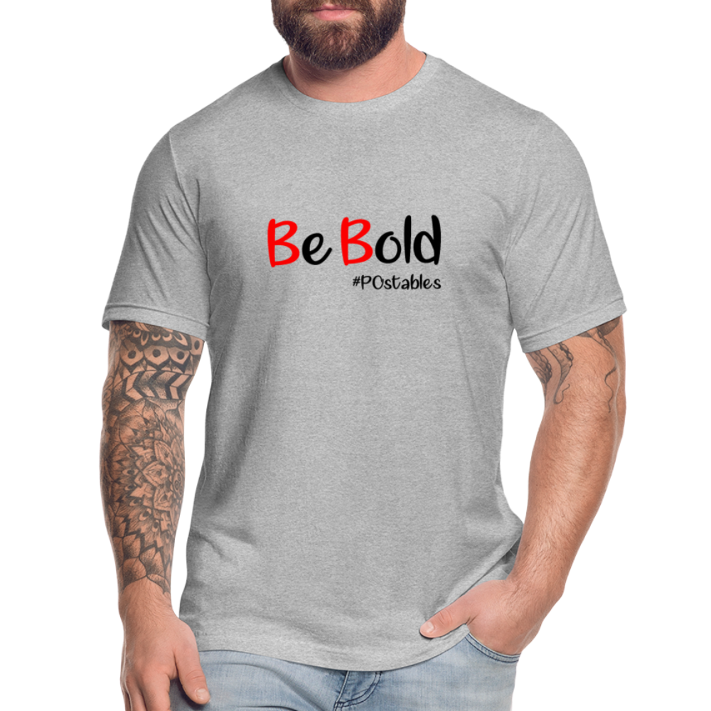 Be Bold Unisex Jersey T-Shirt by Bella + Canvas - heather gray