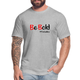 Be Bold Unisex Jersey T-Shirt by Bella + Canvas - heather gray