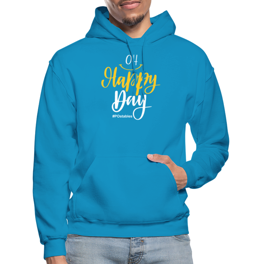 Oh Happy Day Gildan Heavy Blend Adult Hoodie - turquoise