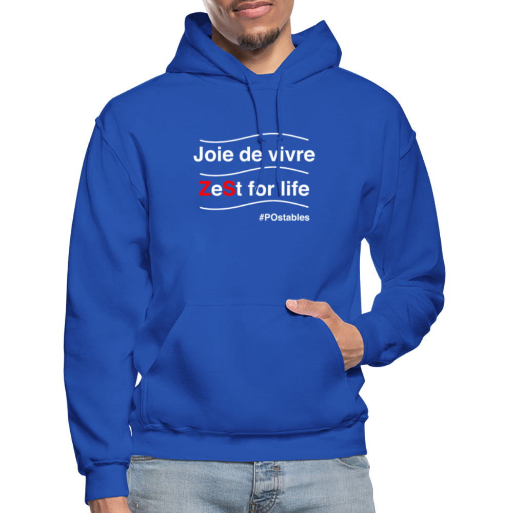 Zest For Life W Gildan Heavy Blend Adult Hoodie - royal blue