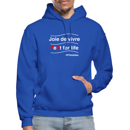 Zest For Life W Gildan Heavy Blend Adult Hoodie - royal blue