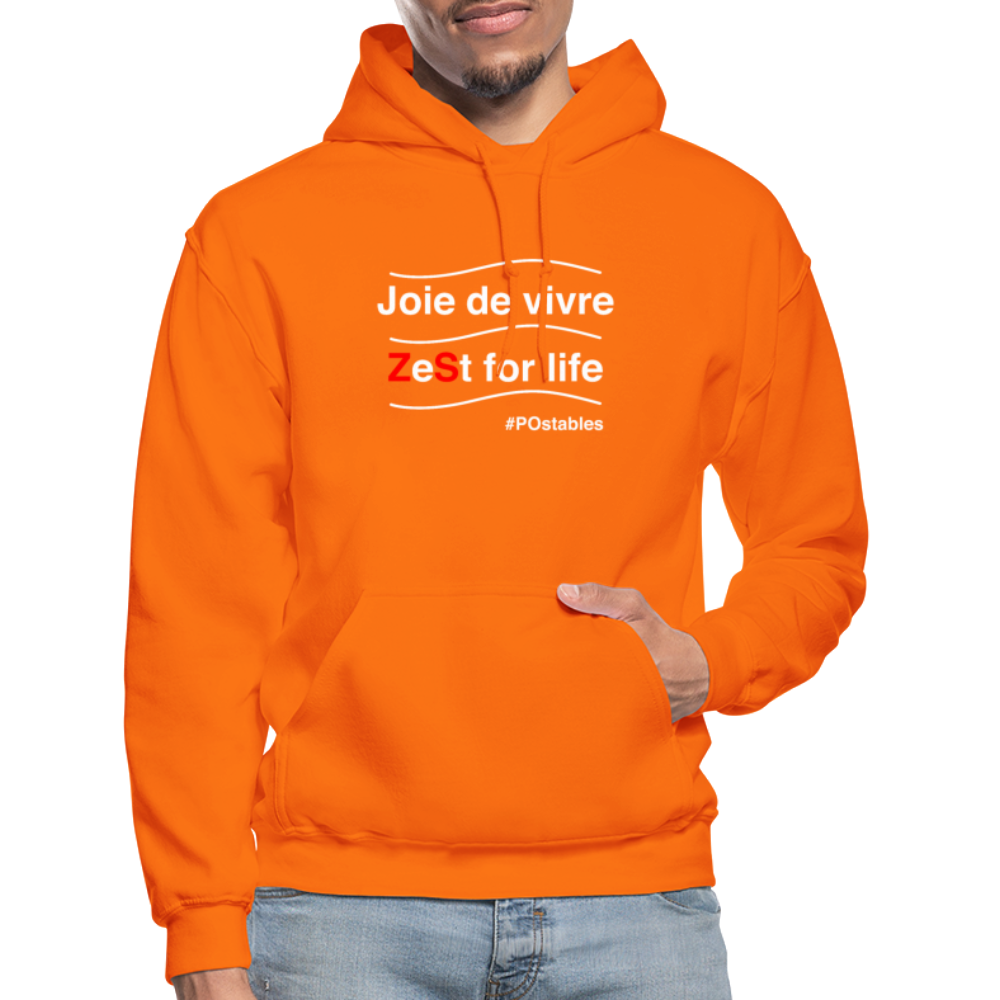 Zest For Life W Gildan Heavy Blend Adult Hoodie - orange