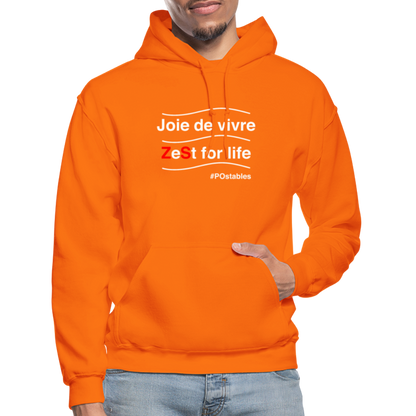 Zest For Life W Gildan Heavy Blend Adult Hoodie - orange