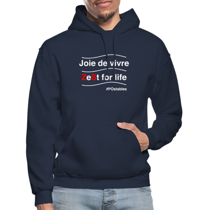 Zest For Life W Gildan Heavy Blend Adult Hoodie - navy