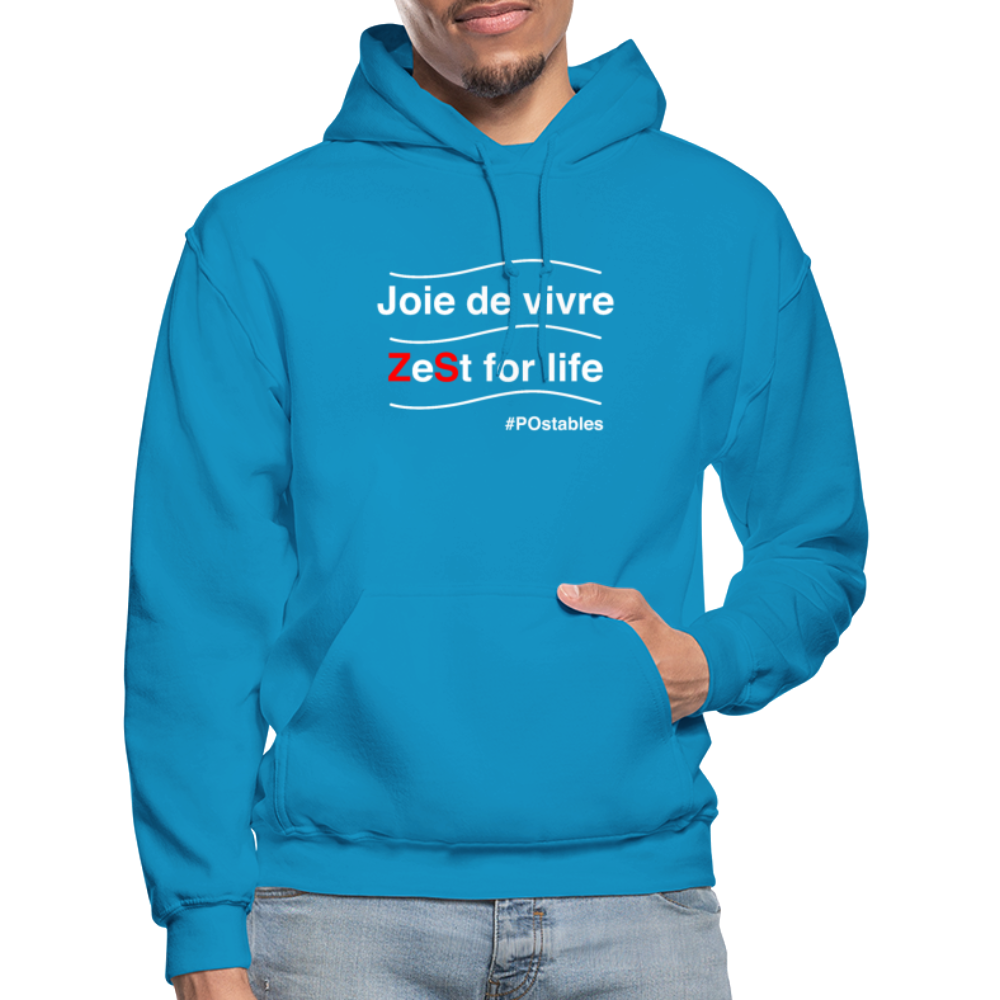 Zest For Life W Gildan Heavy Blend Adult Hoodie - turquoise