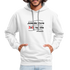 Zest For Life B Contrast Hoodie - white/gray