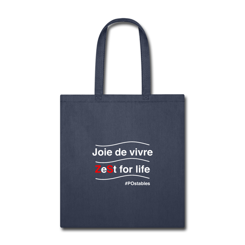 Zest For Life W Tote Bag - navy