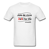 Zest For Life B Unisex Classic T-Shirt - white