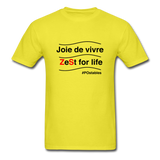 Zest For Life B Unisex Classic T-Shirt - yellow