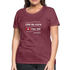 Zest For Life W Women’s Premium T-Shirt - heather burgundy