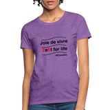 Zest For Life B Women's T-Shirt - purple heather