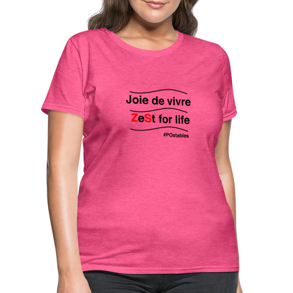 Zest For Life B Women's T-Shirt - heather pink
