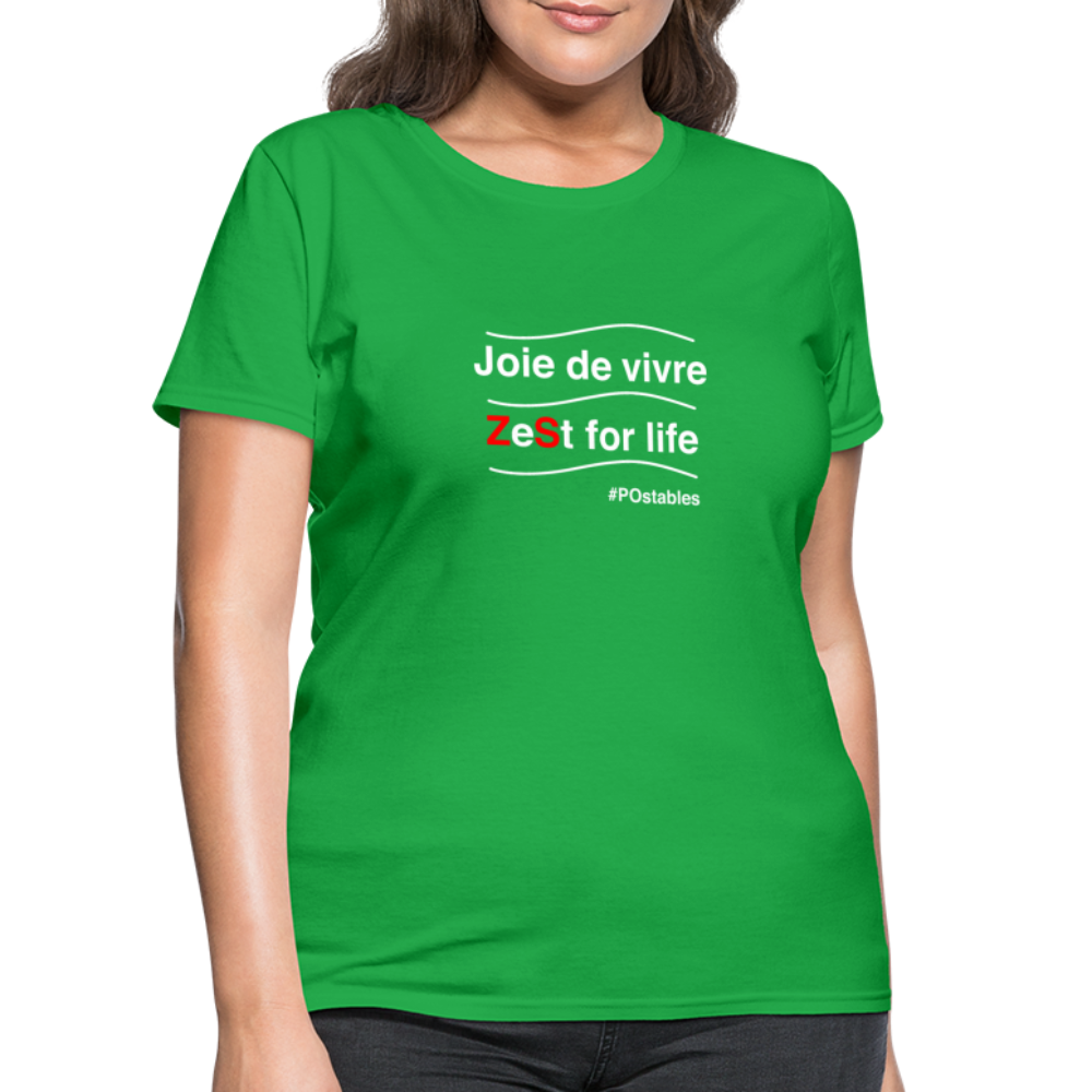 Zest For Life W Women's T-Shirt - bright green