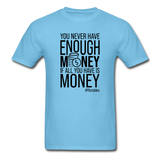 You Never Have Enough Money If All You Have Is Money B Unisex Classic T-Shirt - aquatic blue