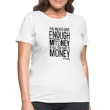 You Never Have Enough Money If All You Have Is Money B Women's T-Shirt - white