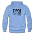 Trust The Timing B Gildan Heavy Blend Adult Hoodie - carolina blue