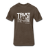 Trust The Timing W Fitted Cotton/Poly T-Shirt by Next Level - heather espresso