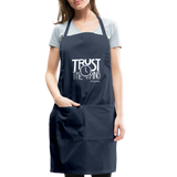 Trust The Timing W Adjustable Apron - navy