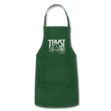 Trust The Timing W Adjustable Apron - forest green