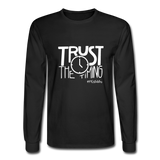 Trust The Timing W Men's Long Sleeve T-Shirt - black