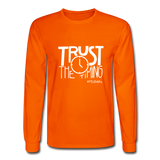 Trust The Timing W Men's Long Sleeve T-Shirt - orange