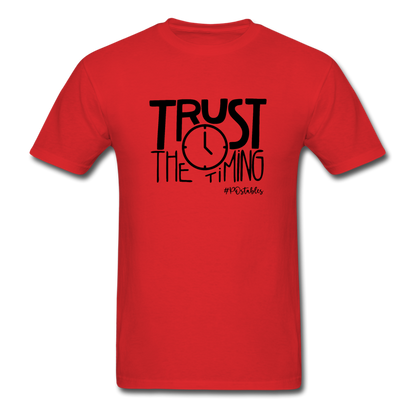 Trust The Timing B Unisex Classic T-Shirt - red