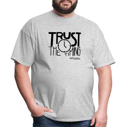 Trust The Timing B Unisex Classic T-Shirt - heather gray