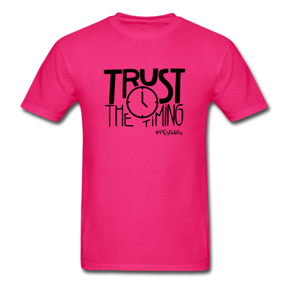 Trust The Timing B Unisex Classic T-Shirt - fuchsia