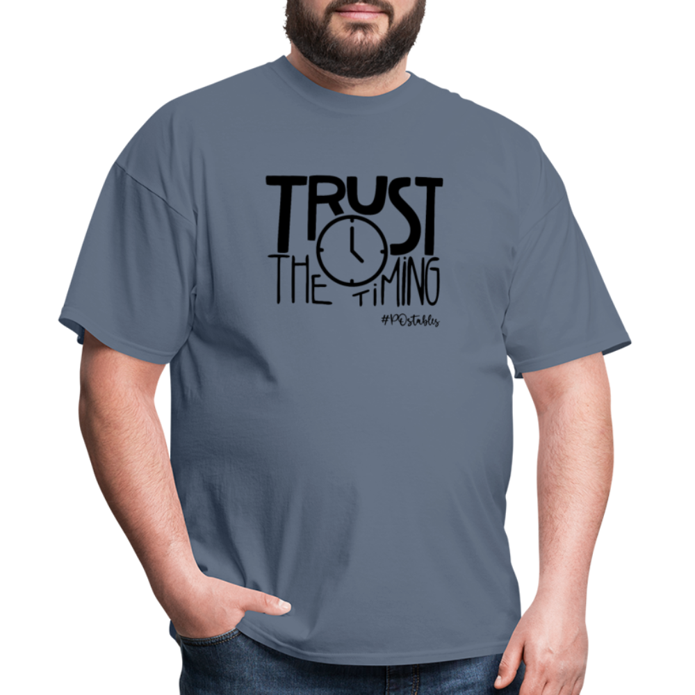 Trust The Timing B Unisex Classic T-Shirt - denim