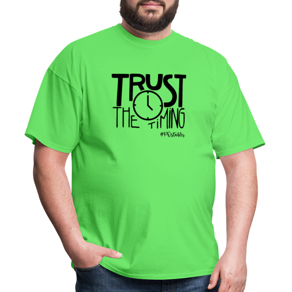 Trust The Timing B Unisex Classic T-Shirt - kiwi