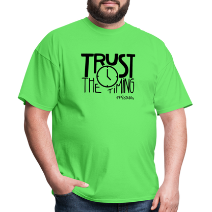 Trust The Timing B Unisex Classic T-Shirt - kiwi