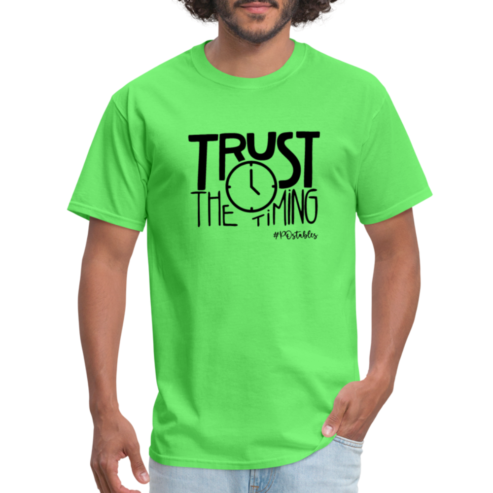 Trust The Timing B Unisex Classic T-Shirt - kiwi