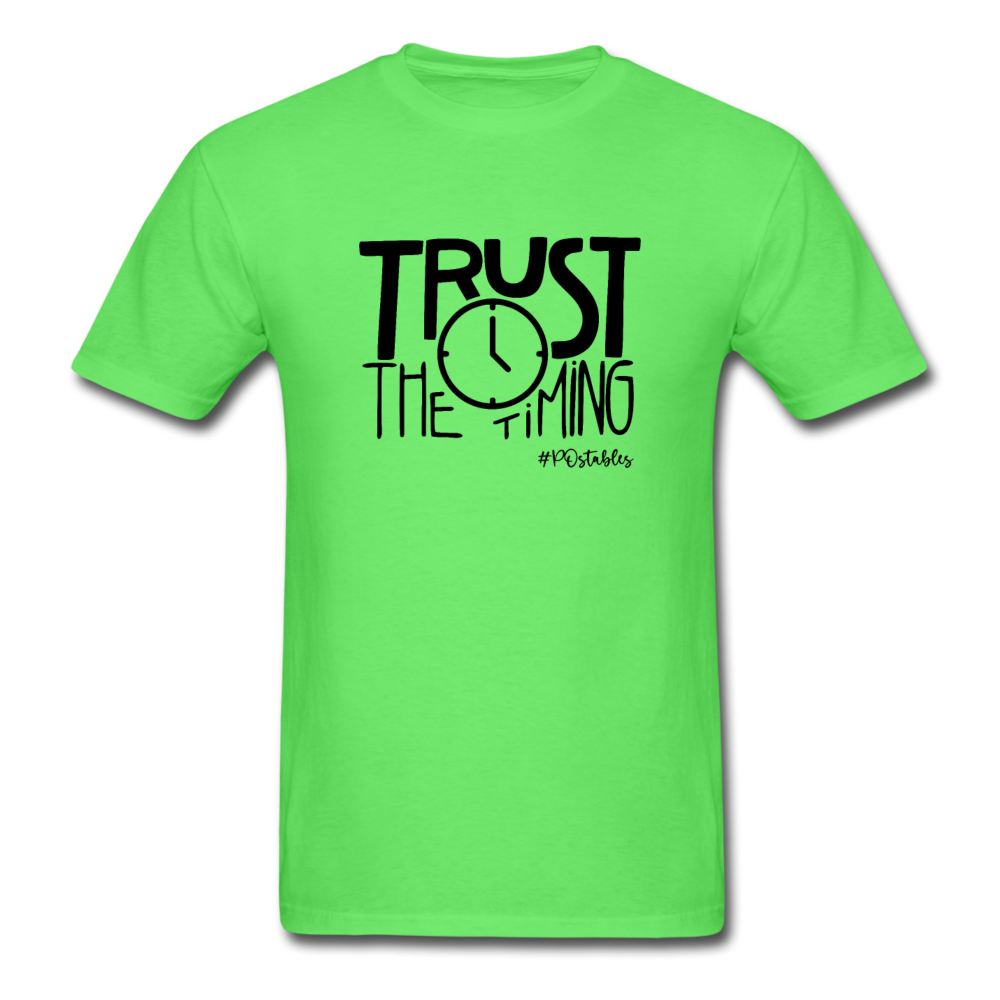 Trust The Timing B Unisex Classic T-Shirt - kiwi