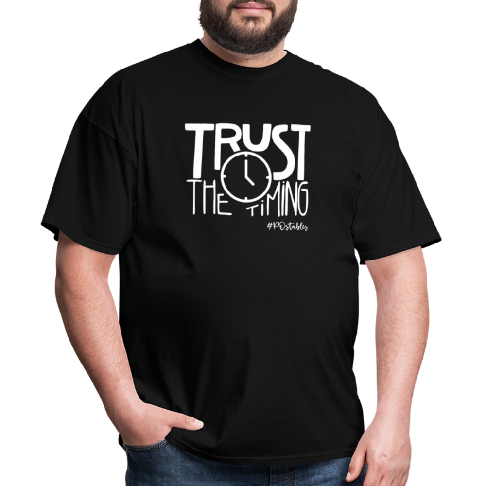 Trust The Timing W Unisex Classic T-Shirt - black