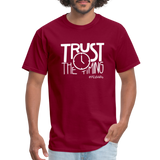 Trust The Timing W Unisex Classic T-Shirt - burgundy