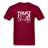 Trust The Timing W Unisex Classic T-Shirt - burgundy