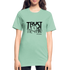 Trust The Timing B Unisex Heather Prism T-Shirt - heather prism mint