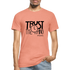 Trust The Timing B Unisex Heather Prism T-Shirt - heather prism sunset