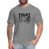 Trust The Timing B Unisex Jersey T-Shirt by Bella + Canvas - slate