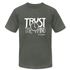 Trust The Timing W Unisex Jersey T-Shirt by Bella + Canvas - asphalt