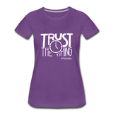 Trust The Timing W Women’s Premium T-Shirt - purple