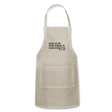 The Few The Proud The Postal B Adjustable Apron - natural